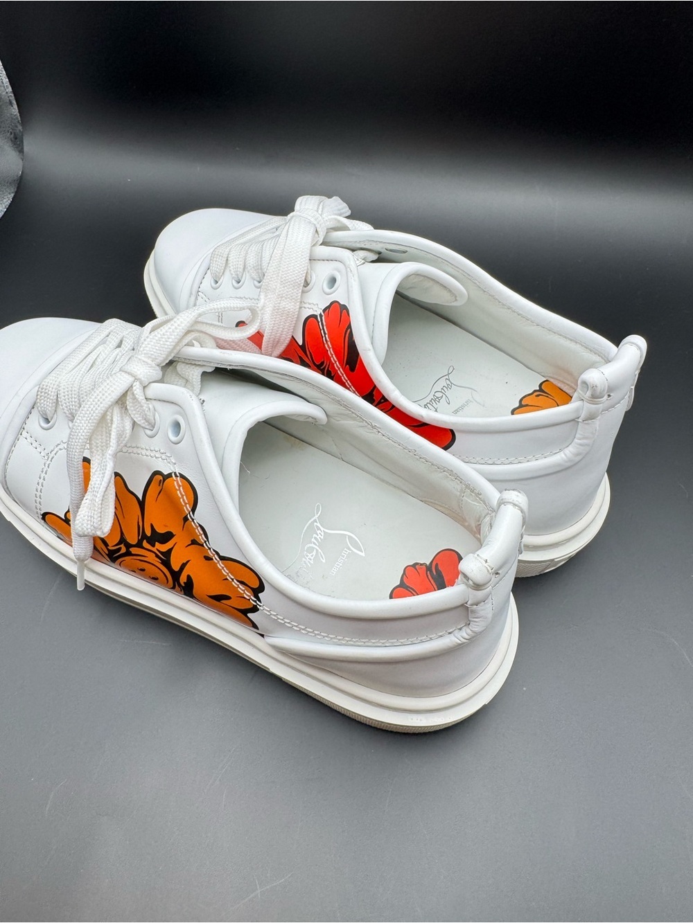 Christian Louboutin Adolon Donna Shun Sudo Button Flower Sneakers EU 39 - Picture 8 of 10